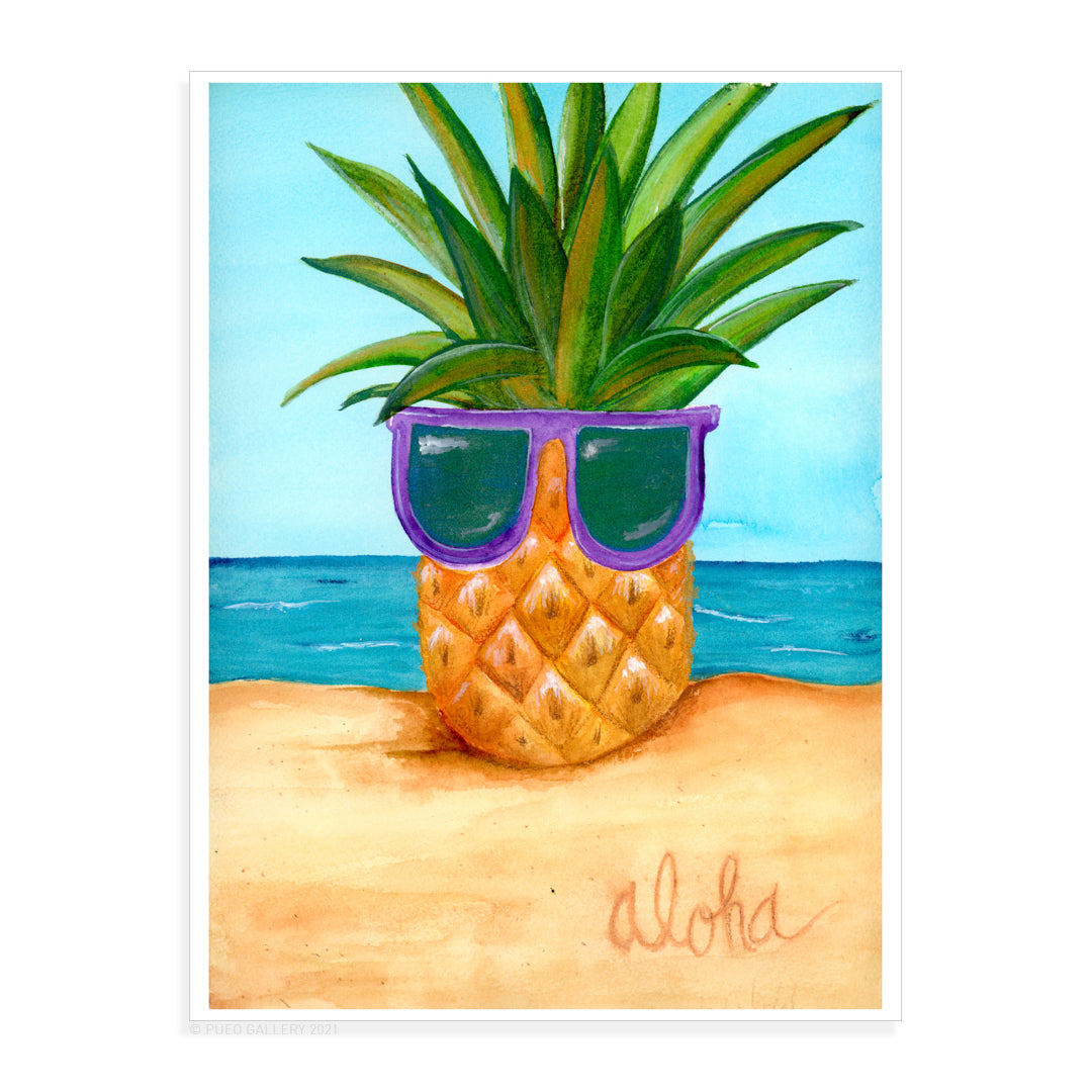 Pineapple in Sunglasses